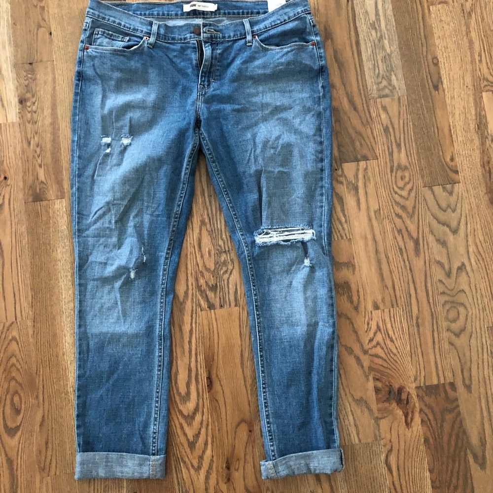Levi's 524 skinny Denim blue jeans
